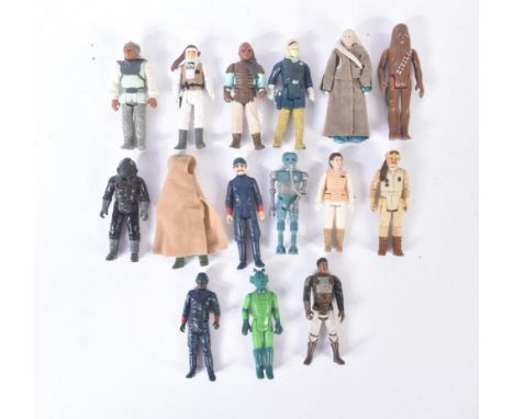 Star Wars - a collection of x15 original vintage Kenner / Palitoy made Star Wars action figures. Comprising: Greedo, Chewbacc