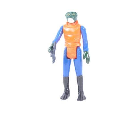 Star Wars - an original vintage European made Star Wars action figure ' Walrus Man '. PBP Variation with a scarred / blocked 