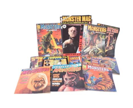 A collection of assorted vintage 1970s Horror magazines comprising Legend Horror Classics, Monsters Of The Movies and more. V