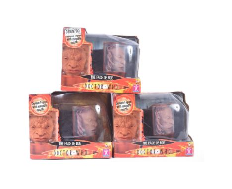 Doctor Who - Character Options - x3 'Face Of Boe' action figure playsets. Each factory sealed, contents mint / unused. Boxes 