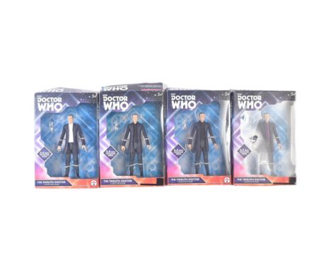 Doctor Who - Underground Toys - a collection of x4 Doctor Who ' 5.5 Scale Collector Series ' action figures: all The Twelfth 