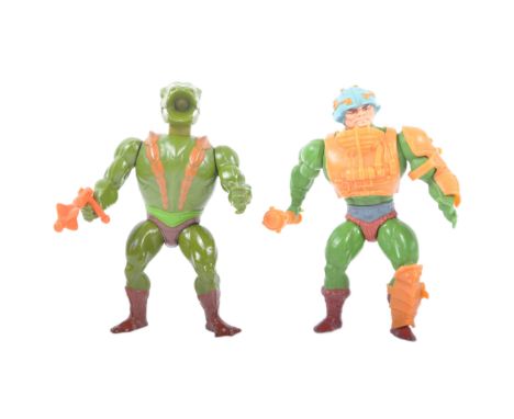 Masters Of The Universe - two vintage 1980s Mattel made He-Man / Masters Of The Universe MOTU action figures - ' Kobra Khan '