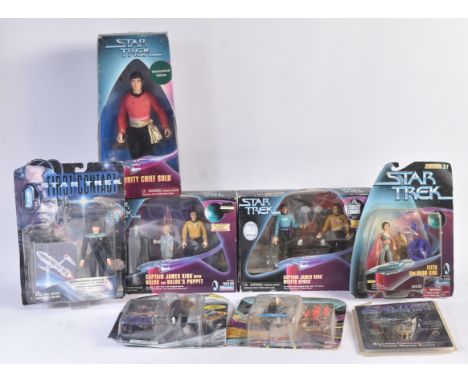 Star Trek - Playmates - a collection of assorted Star Trek Playmates made action figures and playsets. Includes; Captain Jame
