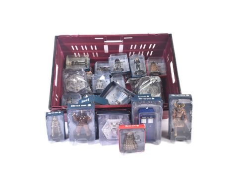 Doctor Who - Eaglemoss Figurine Collection - a collection of 25x assorted official BBC Doctor Who Figurine Collection diecast