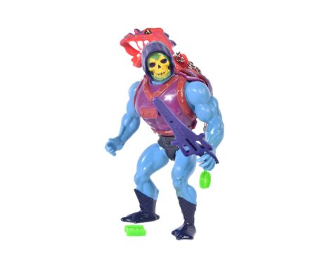 Masters Of The Universe - a vintage 1980s Mattel made He-Man / Masters Of The Universe MOTU action figure ' Dragon Blaster Sk