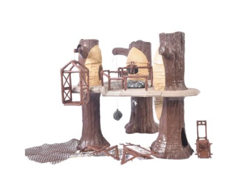 Star Wars - an original vintage Kenner / Palitoy made Star Wars action figure playset ' Ewok Village '. Appears complete, inc