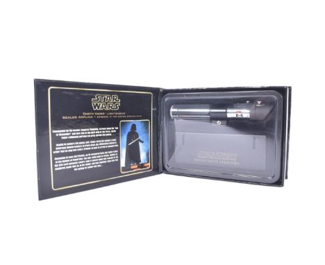 Star Wars - an original Master Replicas made Star Wars Darth Vader Lightsaber model SW-333 Episode V The Empire Strikes Back.