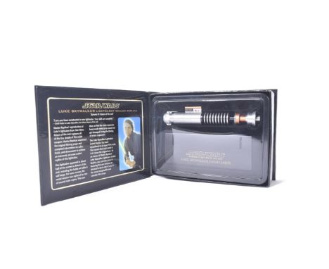 Star Wars - an original Master Replicas made Star Wars Luke Skywalker Lightsaber model SW-300 Episode VI Return Of The Jedi. 