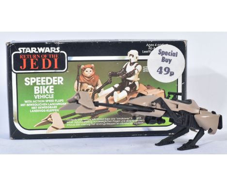 Star Wars - an original vintage 1983 Palitoy&nbsp; made Star Wars action figure playset ' Speeder Bike Vehicle '. 100% comple