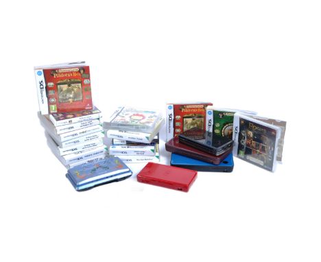 Retro Gaming - Nintendo DS - a collection of handheld video games consoles, boxed and unboxed games and accessories to includ