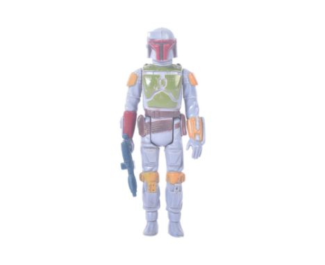 Star Wars - an original vintage Kenner / Palitoy made Star Wars action figure ' Boba Fett ' with original blaster. CPG 1979 H