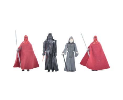 Star Wars - a collection of x4 original vintage Kenner / Palitoy made action figures - all 'baddies' - to include; Darth Vade