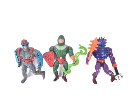 Masters Of The Universe - three vintage 1980s Mattel made He-Man / Masters Of The Universe MOTU action figures - ' King Hiss 