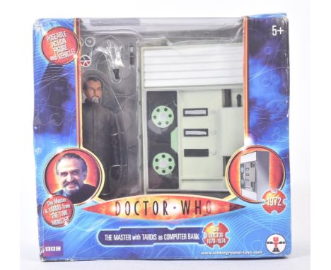 Doctor Who - Underground Toys - a boxed action figure set ' The Master With TARDIS As Computer Bank ' by Underground Toys. Co