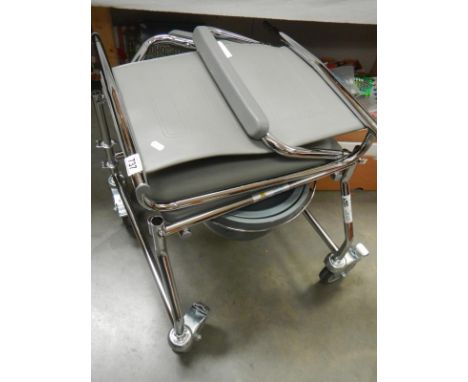 A new disabled push along chair/commode