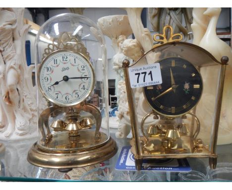 1 Anniversary mantle clock &amp; 1 other
