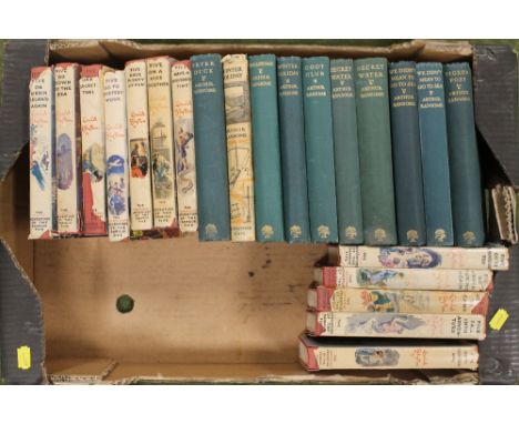 ARTHUR RANSOME AND ENID BLYTON FAMOUS FIVE BOOKS - mostly reprints, one Arthur Ransome later first edition and one reprint wi