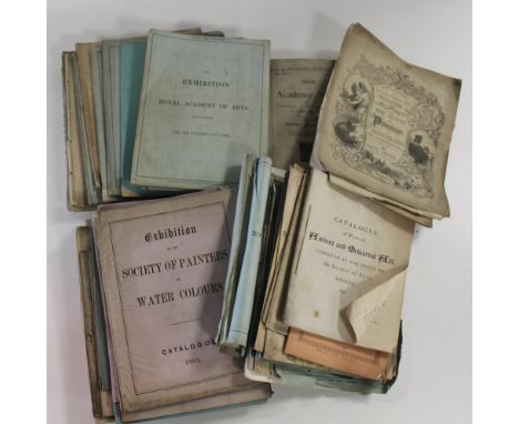 A SMALL BOX OF ANTIQUE MUSEUM AND EXHIBITION GUIDES to include 'Catalogue of Works of Antient and Mediaeval Art exhibited at 