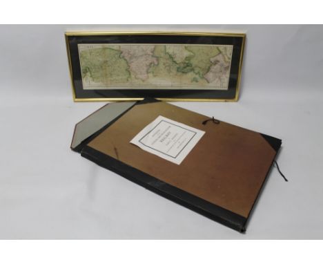 A FOLIO FOLDER CONTAINING A COLLECTION OF LITHOGRAPH DRAWINGS OF THE LONDON AND BIRMINGHAM RAILWAY BY JOHN C. BOURNE, and des