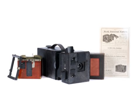 A Special Order Newman & Guardia Special B 3½x2⅜" Detective Camera, 1900, black, serial no. SB1256, with Carl Zeiss Jena Prot