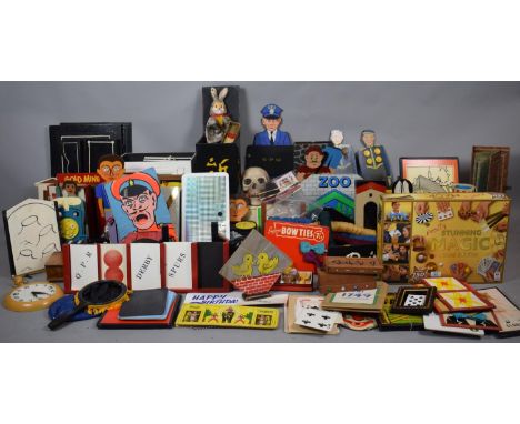 A Large Collection of Vintage Professional Props and Magician Tricks, Magic set etc 