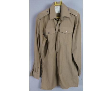 A British Army Khaki Shirt, Size 37 