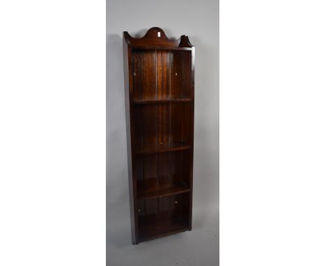 A Wall Mounting Four Shelf Display Stand, 36cm Wide 
