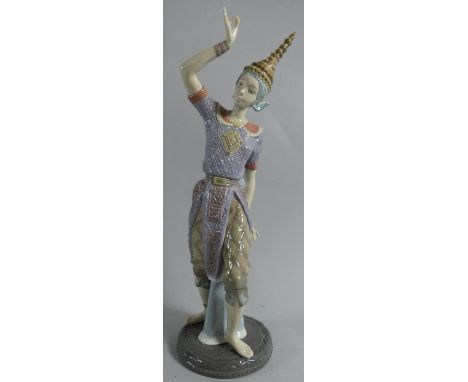 A Lladro Figure of Thai Dancer, 33cm high 