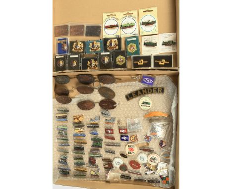 Large Collection of Pin Badges, Cap Badges and Tie Clips, Some repeat items in this Lot. Conditions: Generally Excellent Plus