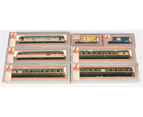 Lima OO Group of loco's &amp; rolling stock. Comprising 205033 BR Two Tone Grey 47380 "Immingham" &amp; 204823 BR Red / Grey 