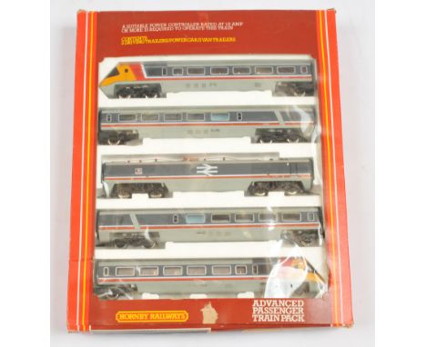 Hornby (GB) R794 Advanced Passenger Train pack containing 5-car APT Overhead Electric Set. Condition is Excellent to Near Min