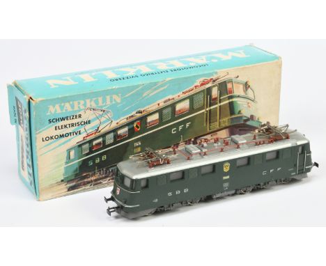 Marklin HO 3050 SBB/CFF Ae5/6 Green 11419 Neuchatel + instruction booklet. Good to Excellent in Fair to Good box.&nbsp;