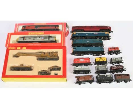 Hornby, Lima, Bachmann Group of Loco's &amp; Rolling Stock. To include R327 Transrail Class 37 Diesel, R6204 BR ADB 141 "Cowa