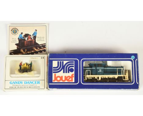 US and Continental Pair - Jouef 8533, DB 260 909-7. Bachmann 46202, Gandy Dancer. Conditions: Good Plus to Excellent in Excel