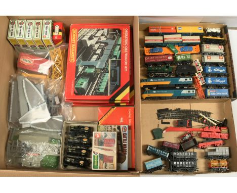 Hornby, Airfix &amp; others. Mixed group of items. To include Hornby HST125 Power &amp; Dummy cars, Hornby unboxed wagons, Ho