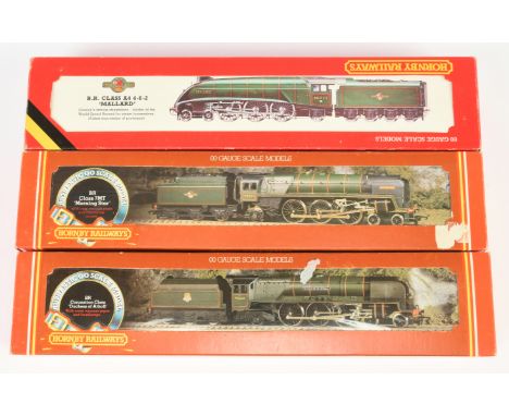 Group of Hornby (GB) Locomotives - R.350 B.R. Class A4 'Mallard', R.262 Coronation Class 'Duchess of Atholl' and R.033 Class 