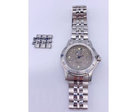 1990s Tag Heuer professional 959.713k-2 watch with spare link