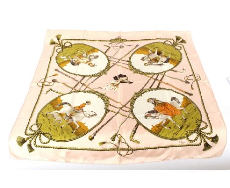 A Hermes silk scarf