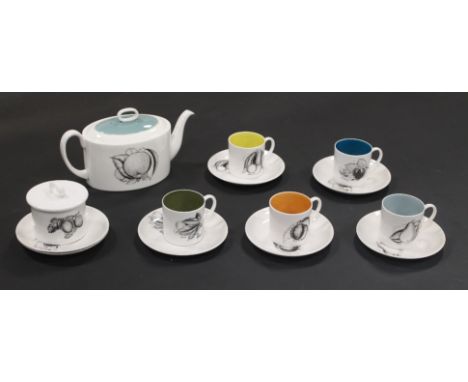 A WEDGWOOD SUSIE COOPER TEA SERVICE 