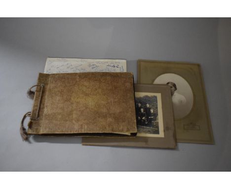 A Vintage Album Containing C. 1930 Postcards to Include Italy - Approx 120, of Which 80 are Black &amp; White Photographic To