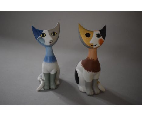 Two Goebel Rosina Wachtmeister "Gina" Cat Figures 