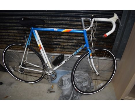 A vintage Peugeot racing bike, having Reynolds 501frame , with cover
