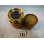 A leather cased 'The Captain Cook' magnifier.