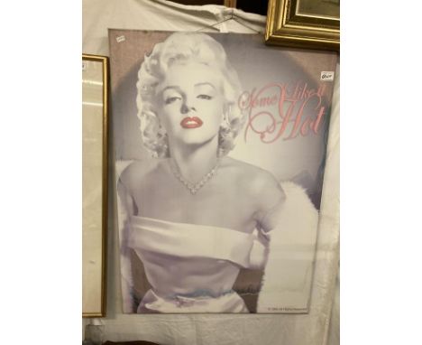 A 'Some like it hot' canvas of Marilyn Monroe COLLECT ONLY 