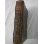 An early Victorian leather bound volume of 'The Works of Aristotle'.