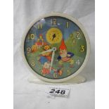 A novelty 'Noddy' alarm clock.