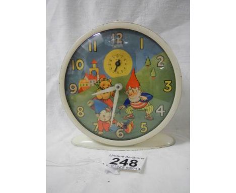 A novelty 'Noddy' alarm clock. 