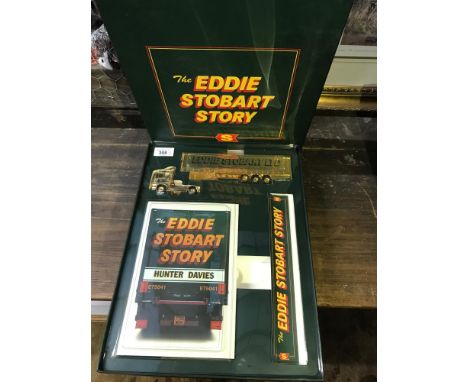 Corgi 1:64 scale gold plated Eddie Stobart lorry model comes in original box. 