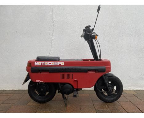 Highly-collectable Japanese market 'twist-and-go' two-stroke commuter "Trunk Bike".Designed to fit in the boot (trunk) of JDM