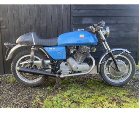 A second-generation 1973 'Super Freni' in need of a refresh.The 750 SF was introduced in 1970 and featured twin leading shoe 
